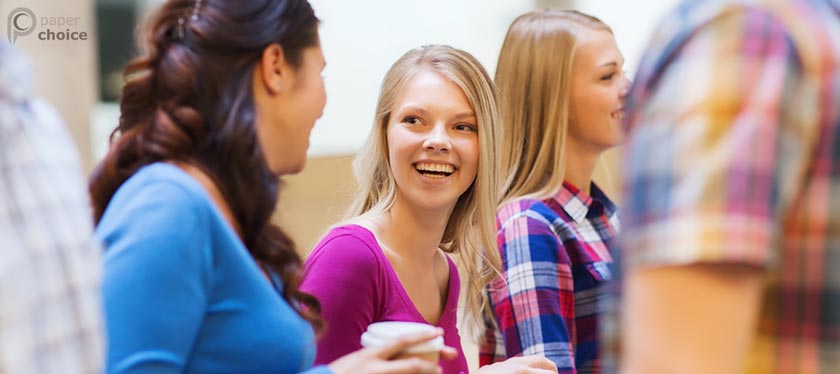 Students Talking